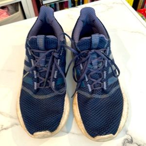 Adidas blue sneakers size 9